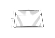 Σχάρα φούρνου κουζίνας οριζόντια Pitsos, Siemens, Bosch 37,5cm X 46,5cm