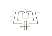 Άνω αντίσταση φούρνου με γκρίλ  Siemens Bosch Pitsos Original 2800Watt