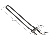 Αντίσταση πλυντηρίου ρούχων Bosch Siemens Pitsos 950 Watt 220 Volt στενή