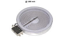 Εστία κεραμική κουζίνας Φ180mm με 2 άκρα