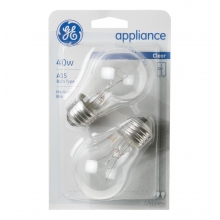 Λάμπα ψυγείου General Electric 40W 110V  Σετ 2 τεμαχίων