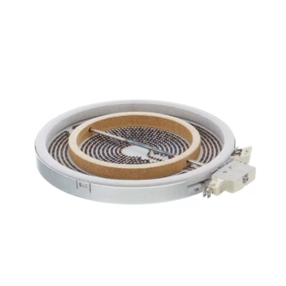 Εστία κουζίνας κεραμική διπλή Φ230 - 153mm 4 άκρα λαμάκι αντίσταση έλασμα 